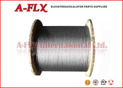 China custom 10mm Full Steel Core 8*19S Elevator Steel Wire Rope For GoldSun for sale