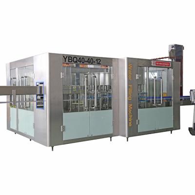 China Full Automatic Beverage Water Bottle Washing Capping Filling Filling Machine Production Line for sale