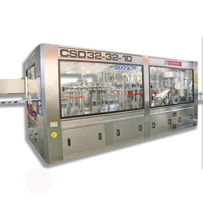 China Carbonated Beverage Drink Production Line 3 in 1 Automatic Filling Machine for sale