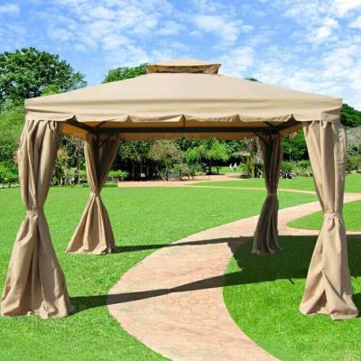 China Anti-UV Outdoor Roman Tent Quadrangle Garden Yard Gazebo Sunshade Canopy for sale