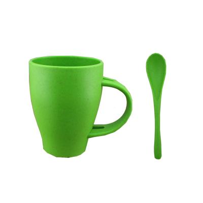 China 14oz 400ml Dishwasher Safe Bamboo Fiber Coffee Cup And Mug for sale