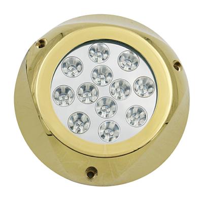 China Marine Yuefa Fast Shipping Bronze White Ocean LED Yacht Housing 120W RGB Boat Underwater Marine Lights for sale