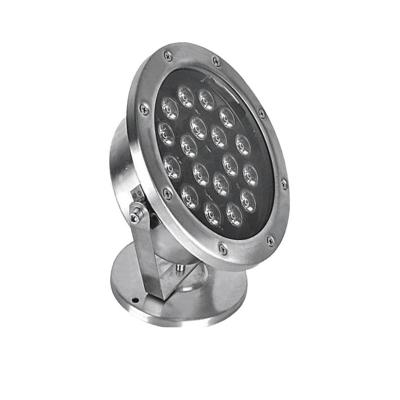 China Factory Price IP68 RGB DMX 512 Pool Fountain Outdoor Spot 18W LED Underwater Pool Light for sale