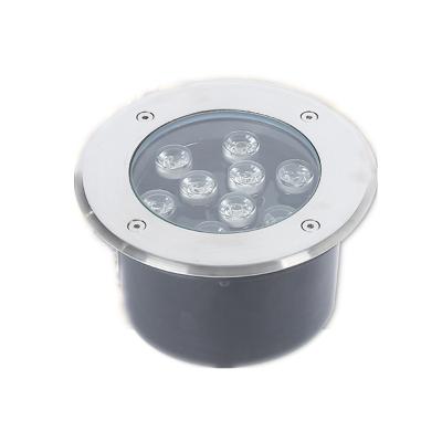 China Outdoor Garden Yuefa 9W Floor Buried Waterproof IP67 Recessed Garden Landscape LED Underground Light for sale