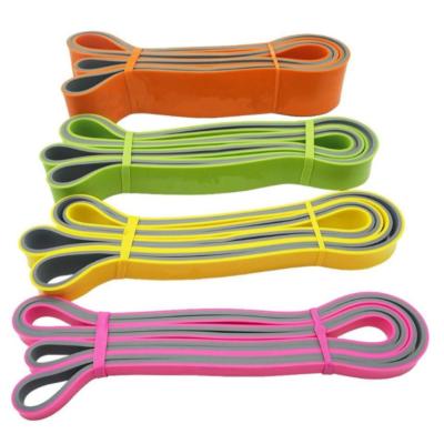 China Kundenspezifischer Logo Yoga Resistance Band-Naturlatex 100% für Übung zu verkaufen