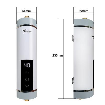 China Hotel 5.5 Kw Instant Electric Tankless Water Heater Outdoor Electric Tankless Water Heater for sale