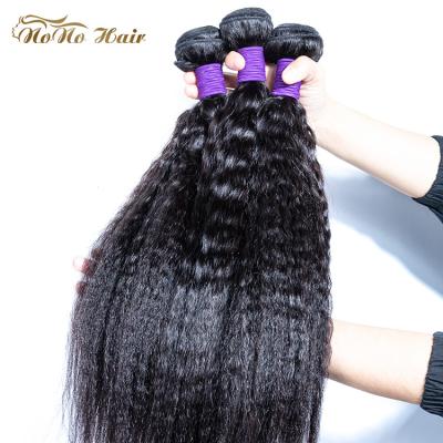 China 100% Peruvian Yaki Hair Bundle Curly Straight Extension Yaki Weave Hair Weaving Big Curly Straight Bundles Stock for sale