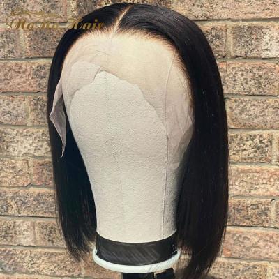 China Cheap Short Bob Human Hair Wig, Wholesale Top Selling Virgin Hair Short Bob Wigs, Price Bob Wig Straight Short Human Hair Silky Straight Wave Wigs for sale