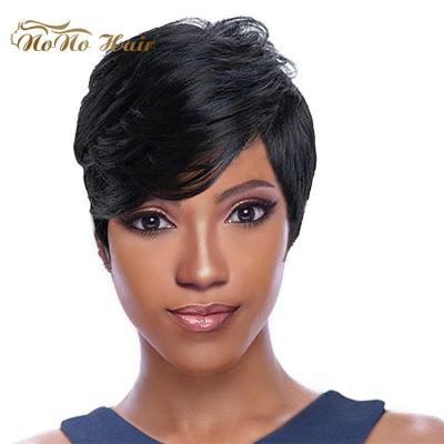 China Best Selling T-Part Pixie Cut Lace Wig In 13X4 Full Wave Lace Wig 150% Brazilian T-Lace 100% Raw Silky Straight Remy Stock Frontal for sale