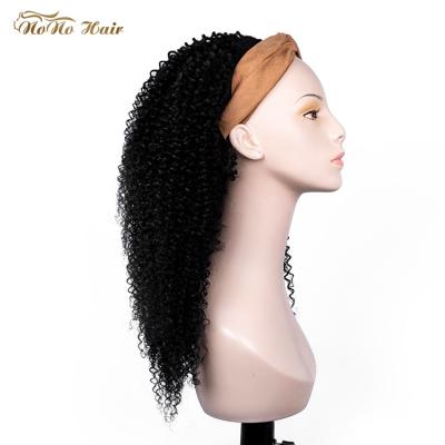 China Factory Price Silky Straight Good Quality Wave Hair Band Wigs, None Lace Glueless Peruvian Hair Wig, Lace Front Wig With Head Hair Band for sale