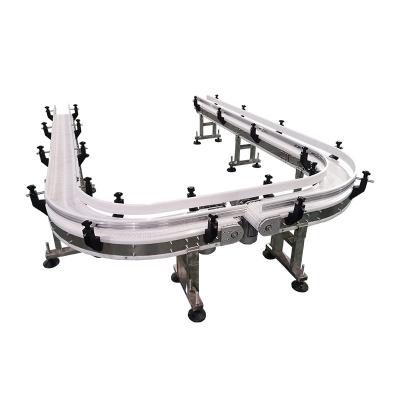 China LHJ Food Grade Industrial Flat Modular Conveyor Belt Conveyor System Heat Resistant For Food And Beverage for sale