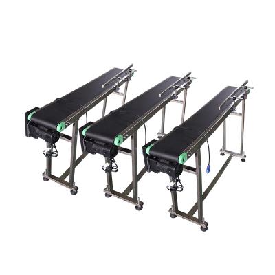 China LHJ Transportadora Belt Conveyor Machine Price PVC Material Handling Heat Resistant Automatic Rubber Flat Loading Conveyor System for sale