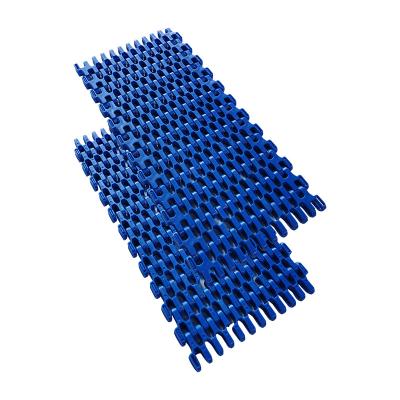 China URI-SNB-l Moisture-Resistant Chip Flush Grid Mesh Plastic Curved Industrial Modular Conveyor Chain Belt Conveyor Parts For Food Industry for sale