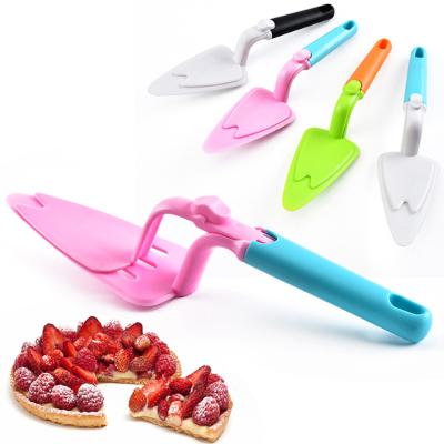 China Viable Promotional Bakery Tools Adjustable Plastic Cake Shovel Cake Server Knife Cake Shovel for sale