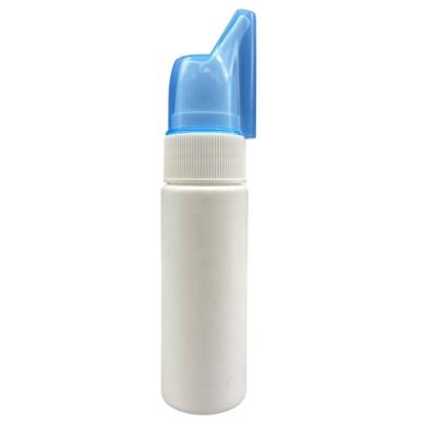 China 2oz 60ml Pharmaceutical Pharmaceutical Packaging Nasal Spray Plastic Bottles With Blue Cover for sale