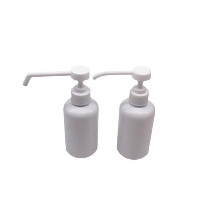 China Household Products 250ml Round Long Spout Lotion Bottle Hand Wash Liquid Sanitizer Sprayer Plastic Bottles for sale