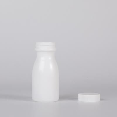 China White Round Personal Care 120ml Pe Plastic Medicine Bottle Medicine Tablet Bottle With Heavy Duty Cap for sale