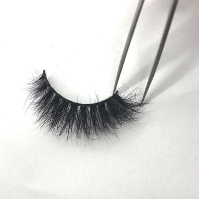 China Authentic Reusable Lightweight Natural Tapered Mink Strip Lashes Fluffy Charming 3D False Eyelashes 3D Mink Eyelashes for sale