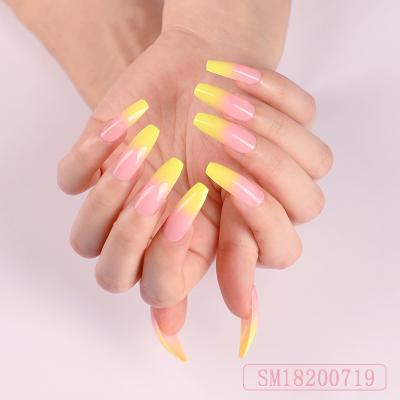 China Design Nails Ballerina False Nail Tips Long Full Cover Acrylic False Nails for sale