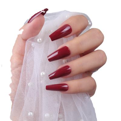 China False Nails Wholesale Effect Professional Artificial False Nails Salon Kits Ballerina Tips Ballerina Customized High Quality Nail Effect False Nails Press On Nails for sale