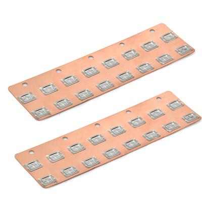 China Factory Price Free Sample Custom Busbar Copper Strip Copper Busbar Nickel Plated 11 - 20 A.W.G. for sale