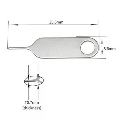 China Free Sample High Quality Universal Mobile Phone Sim Card Tray Ejector 1 for sale