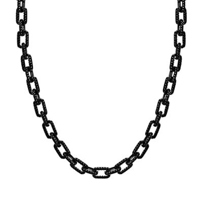 China TRENDY Hip Hop Iced Out CZ Necklace Cuban Link Cuban Chain Necklace For Women for sale