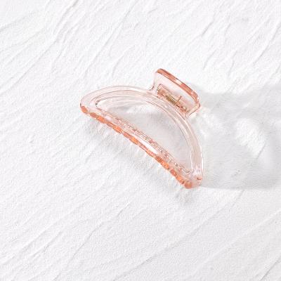 China Colorful Hair Decoration Hair Claws For Girls And Simple Lady Hair Claw Plastic Hair Claw Clip for sale