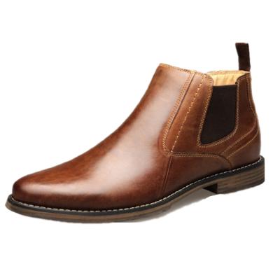 China Superior and Unique Chelsea Boots Men Genuine Leather Anti-slippery Chelsea Boots for sale