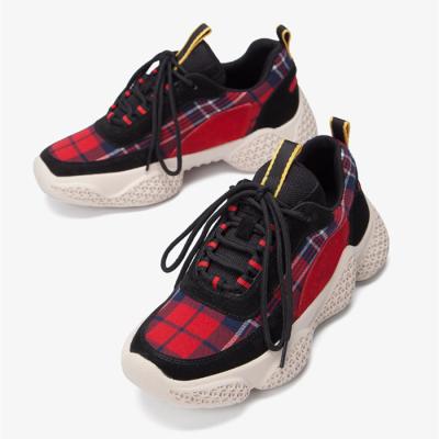 China Handmade Soft Leather Fashion Sneakers OEM Dad Hip Hop Breathable Shoes Slip On Casual Shoes for sale