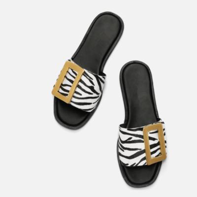 China Fashion Trend Custom Logo And Materials Women Sizes Large Slippers Sandals for sale