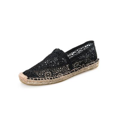 China Wholesale Cheap Wholesale Jute Handmade Unique Sneaker Shoes Women's Retro Flat Shoes for sale