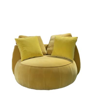 China Swivel sofa morden style designer fashion product red yellow blue pink for sale