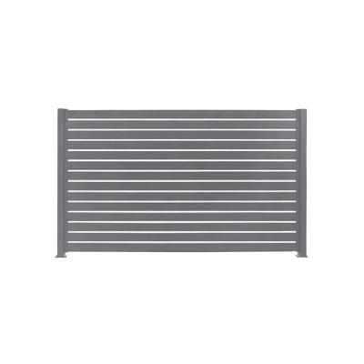 China Easily Assembled Decorative Wooden Garden Aluminum Composite Fence for sale