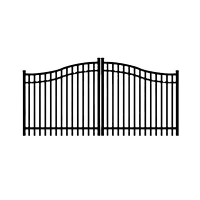 China Easily Assembled Decorative Aluminum Industrial Metal Driveway Gate for sale