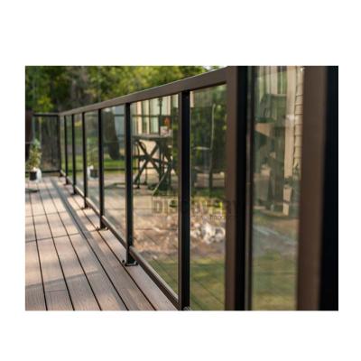 China Modern Good Quality Aluminum U Channel Glass Balustrade for sale