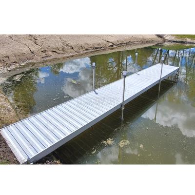 China Modern And Customized High Quality Aluminum Floating Pond Docks for sale