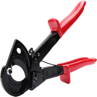 China : High Carbon Steel Ratchet Cable Cutter Heavy Duty Aluminum Copper Cable Cutter And Wire Cutter Up To for sale