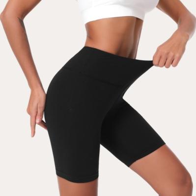 China Women's Breathable Fitness NUSPIRE Yoga Tight Fifth Pants Elastic Thin Running Sports Seamless Shorts for sale