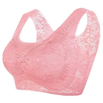 China Wholesale NISPIRE QUICK DRY Detachable Inner Pads Underwear Europe Popular Woman Seamless Plus Size Lace Bra for sale