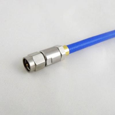 China Flexibles dämpfungsärmes Rf-Verbindungs-Kabel des Mikrowellen-Kabel-L47P2 SMM0SMM0 zu verkaufen