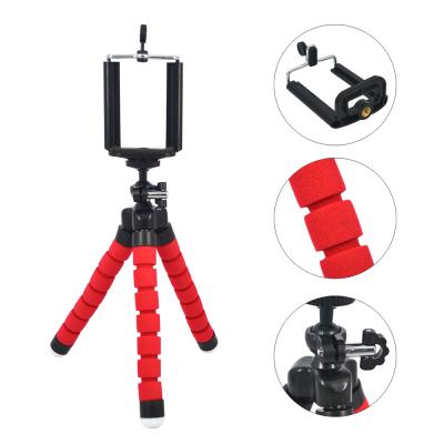 China Flexible Mobile Phone Holder Adjustable Octopus Tripod Selfie Bracket Stand Monopod For Mobile Phone Mini Camera for sale