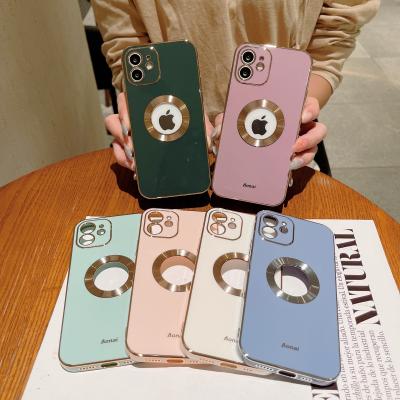 China Shockproof For Iphone13 12 11 Max Phone Case Anti-drop Cover Device CD Inclusive Model Electroplating TPU Silicone Soft Case for sale