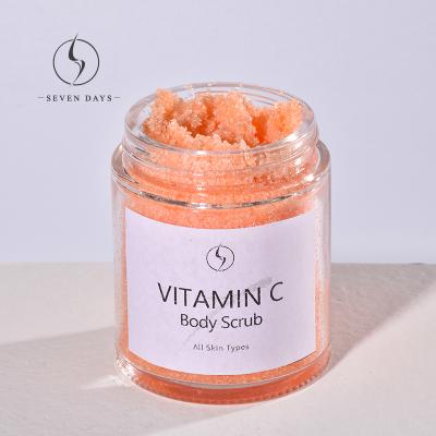 China Exfoliator 2021 Hot Selling OEM 100% Natural Fruit Essence Moisturizing Vitamin C Dead Sea Body Scrub For Body Care for sale