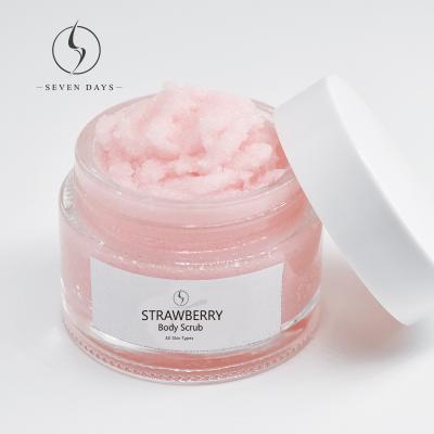 China Exfoliator Exfoliating Body Scrub Strawberry Body Care All Skin Type for sale