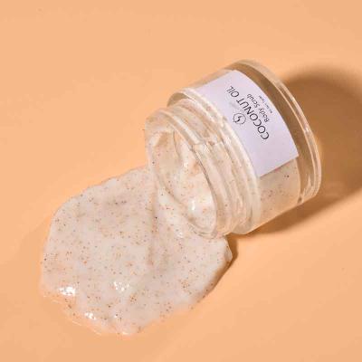 China Exfoliator Body Coconut Oil Jelly Body Scrub For All Skin Polishing Type for sale