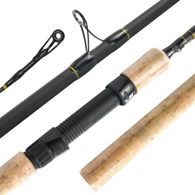 China Custom 6 Section Portable Lure Carbon Fiber Fishing Rods 3.3m 3.9m Distance Travel Float Spinning Casting Fishing Rod Match for sale