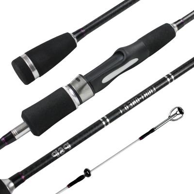 China Custom Slow Building Fish 2.10m Rod High Carbon Fiber And Ultra Soft Carbon Trout Lure Fishing Rods Stream Spinning Fishing Rods 1.8m for sale