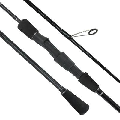 China Responsive Fishing Rod Slow Building Custom Light Carbon Rods PE2-4 Section Trick Boat Lure Rod 1.8m 1.98m Carbon Single Fiber Solid for sale