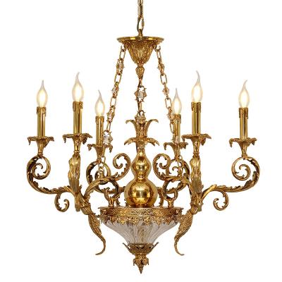 China Modern Baroque Classic Brass Chandelier Vintage Light Fancy Light Zhongshan Lamp Jewelrytop Pendant Lighting for sale